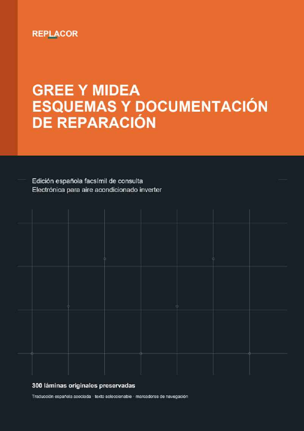 Portada del libro técnico de electrónica inverter Gree y Midea